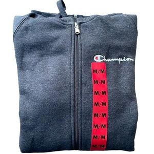 Champion- zip up fleece hoodie